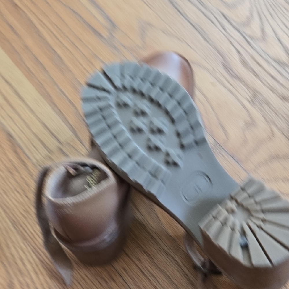 Seychelles Tan Leather Mary Jane Clogs - Picture 4 of 4